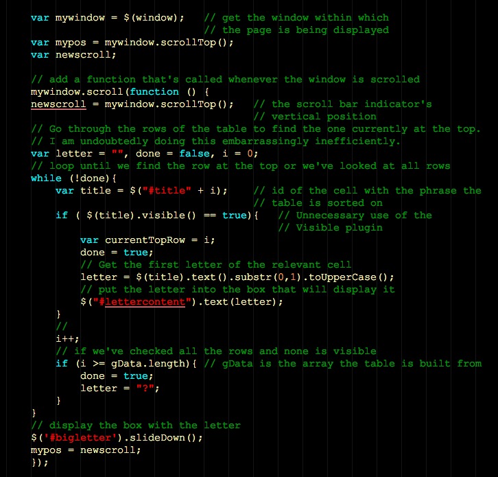 programming code